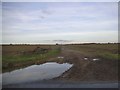 Muddy track off Potton Road