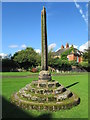 SK1139 : Cross in Rocester churchyard by David Weston