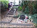 The Marc Bolan memorial on Barnes Common