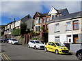 Houses on the north side of Wern Street, Clydach Vale