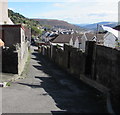 East along a Clydach Vale back lane