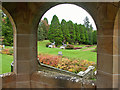 Outlook over the formal garden, Ardross Castle