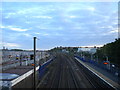 Railway through Hornsey station