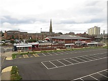 NZ3265 : Bus station and car park, Jarrow by Graham Robson