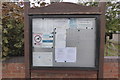 SK1216 : Kings Bromley Parish notice board by David Lally