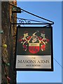 Masons Arms (3) - sign, Burford Road, Brize Norton, Oxon