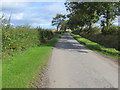 Road near the entrance to East Fordun