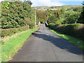 Road (B818) and Low Bridge crossing Endrick Water