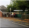 Cemetery Road bus stop and shelter, Porth