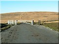 Gate at Awel Aman Tawe Community Wind Farm