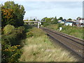 Drainage ditch alongside the North Kent Line