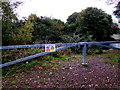 Riverside barrier, Tredegar Park, Newport