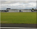NS4867 : Gama Aviation hangars at Glasgow Airport by Thomas Nugent