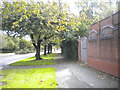 Footpath along Birmingham New Road, Lanesfield