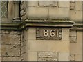 NT2675 : Datestone, Pilrig Free Church by Alan Murray-Rust