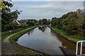 Canal Boat on the Trent & Mersey Canal Lock 52