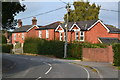 Houses on a bend in Calmore Road