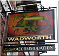 Green Dragon sign, High Street, Marlborough