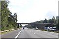 Footbridge over M6 at Knowl Wall