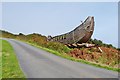 On the road into Porthkerris, Cornwall