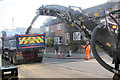 Stripping off the road surface in Western Road, Tring