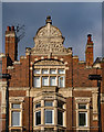 Decorative gable, Hampstead High Street