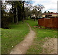 Track from Cory Park, Llantarnam, Cwmbran