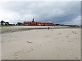 Slieve Donard Hotel from the beach