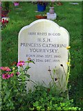 SU7303 : The grave of H.S.H Princess Catherine Yourievsky by Steve Daniels