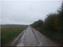 TF7336 : Farm track east of Sedgeford by JThomas