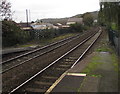 Railway south of Treforest station