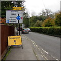 A345 directions sign, Marlborough