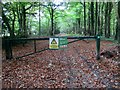 Gate across Bridleway