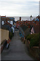 TM4656 : Town Steps, looking down from The Terrace, Aldeburgh by Christopher Hilton