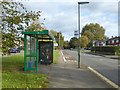 Eastbound Selwood Gardens bus stop, Stanwell