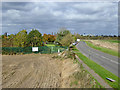 View north from A30 footbridge