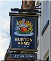 Sign of the Burton Arms