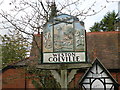 TL6252 : Weston Colville village sign (detail) by Keith Edkins