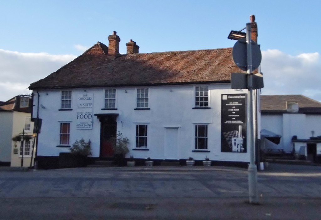 The Chequers on Barkway Road, Royston © David Howard :: Geograph ...