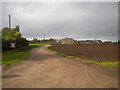 Track to Redfield House Farm north of Nuthall