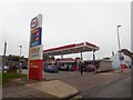 Esso filling station and Tesco Express, East Reach, Taunton