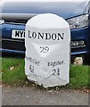 Old Milestone, A30, London Road, 50m East of Junction with Knoll Lane