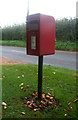 Elizabeth II postbox on the B1355, North Creake