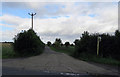 Driveway to Holly Tree Farm and Glebe Farm