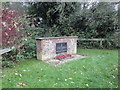 Aircrew crash memorial at Brisley