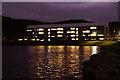 The new Anderson High School beside the Loch of Clickimin, Lerwick