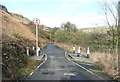 SD9419 : Road closure, Calderbrook Road, Walsden by Humphrey Bolton