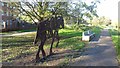 Tow path sculpture - Bridgewater Canal - Monton