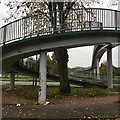 Footbridge ramp