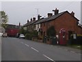 Houses at the southern end of Lyonshall